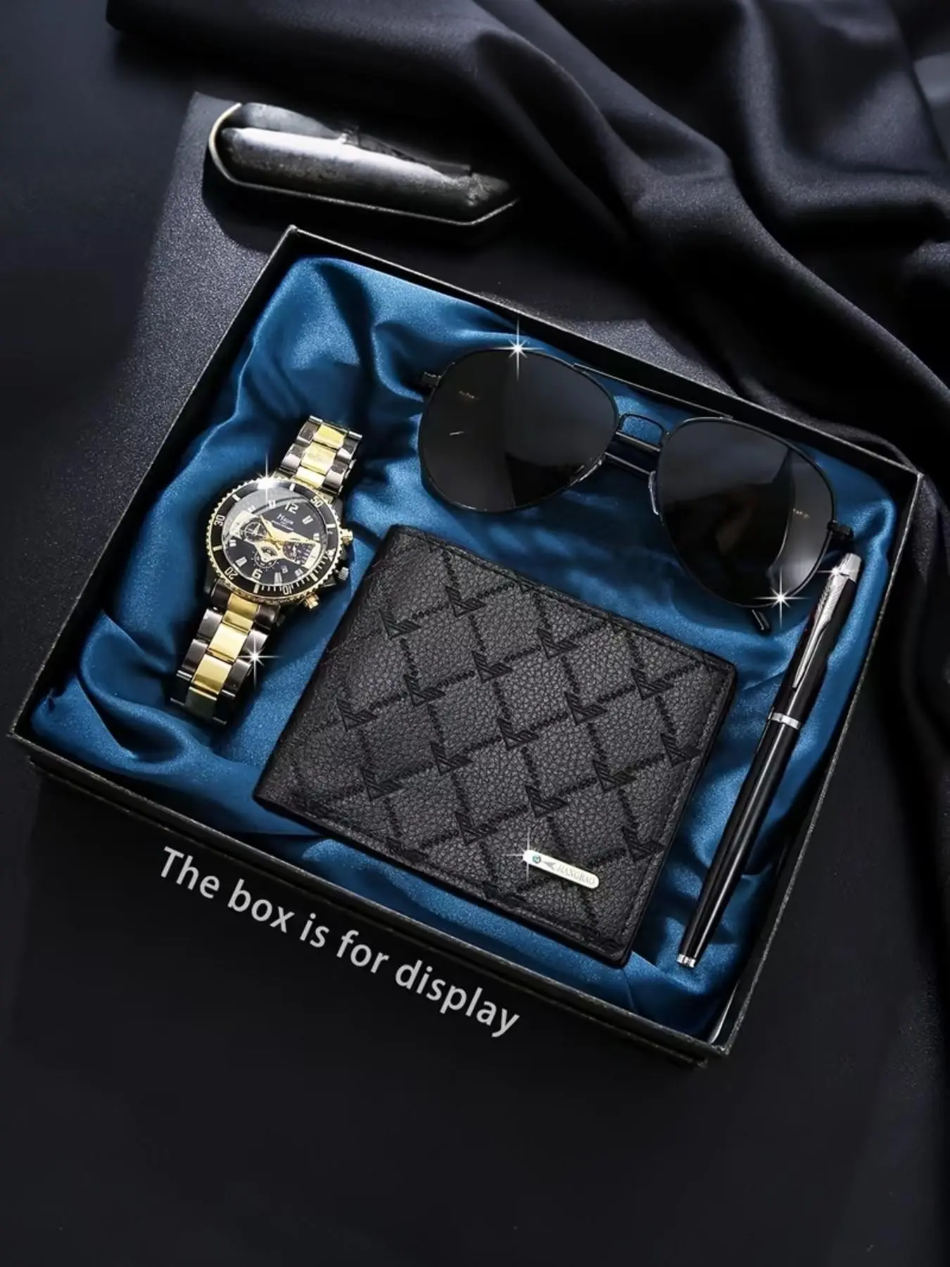 4pcs Men's Fashionable Sport Watches, Perfect Gift for Boyfriend/father, Zinc Alloy Quartz Analog Wristwatch, All Seasons Wear