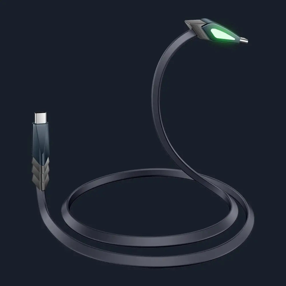 Liquid Silicone Charging Cable, 240w Fast Charging, 1.6m Type-C Connector, Compatible with Phone, Tablet, Imac, Simple and Personalized Design