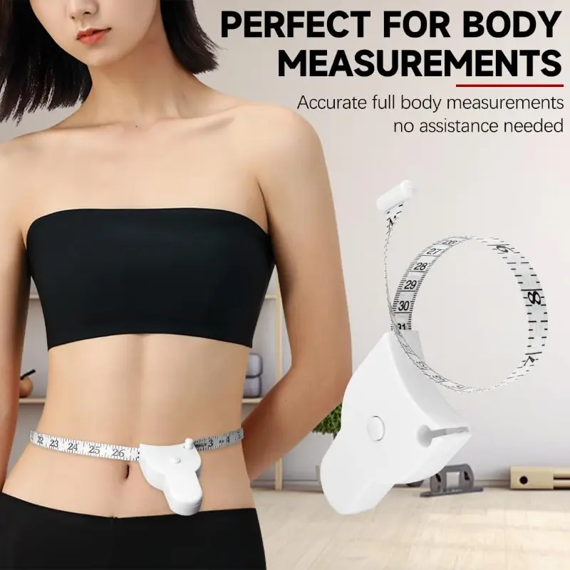 5 different styles of extendable measuring tape (colors vary randomly) - comprehensive body measurement tool - accurately measures arm, thigh, waist, and hip circumference - portable body measurement tape - suitable for home fitness measurements