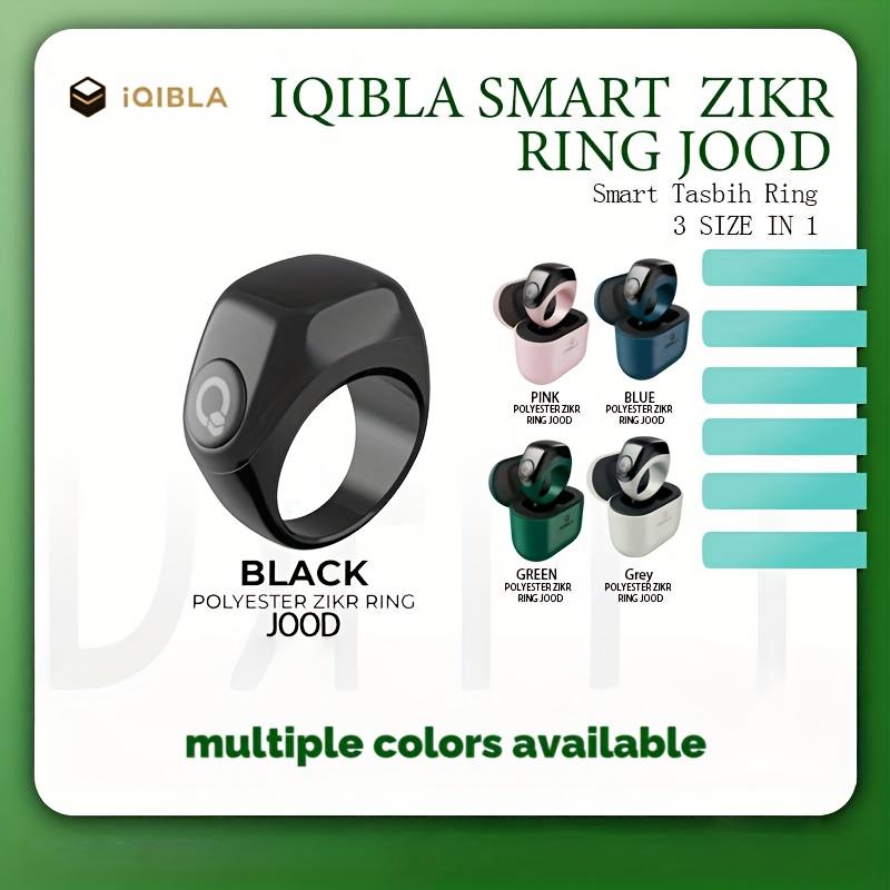 Newly Upgraded High-end Counting Ring, Sports Ring, Tasbih, ZIKR, Three Adjustable Sizes, Includes Charging Case, Longer-lasting and Convenient Battery Life, Suitable for All Seasons, Ideal for Prayer Counting, Sports Step Tracking, Etc