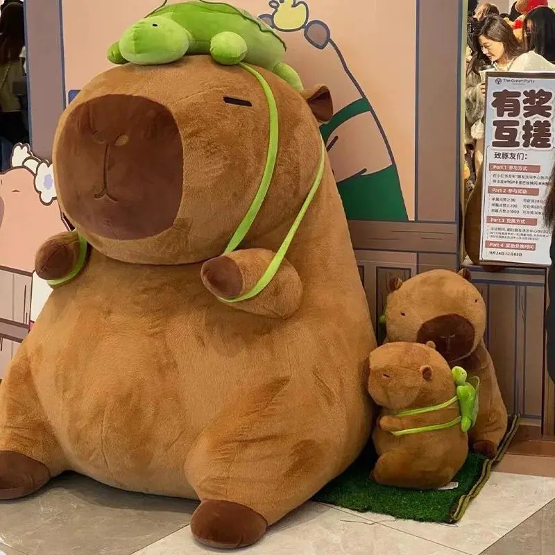 2026 New hot item Super sized capybara plush toys, cute baby pillows for children, giant capybara pillows as birthday gifts for couples