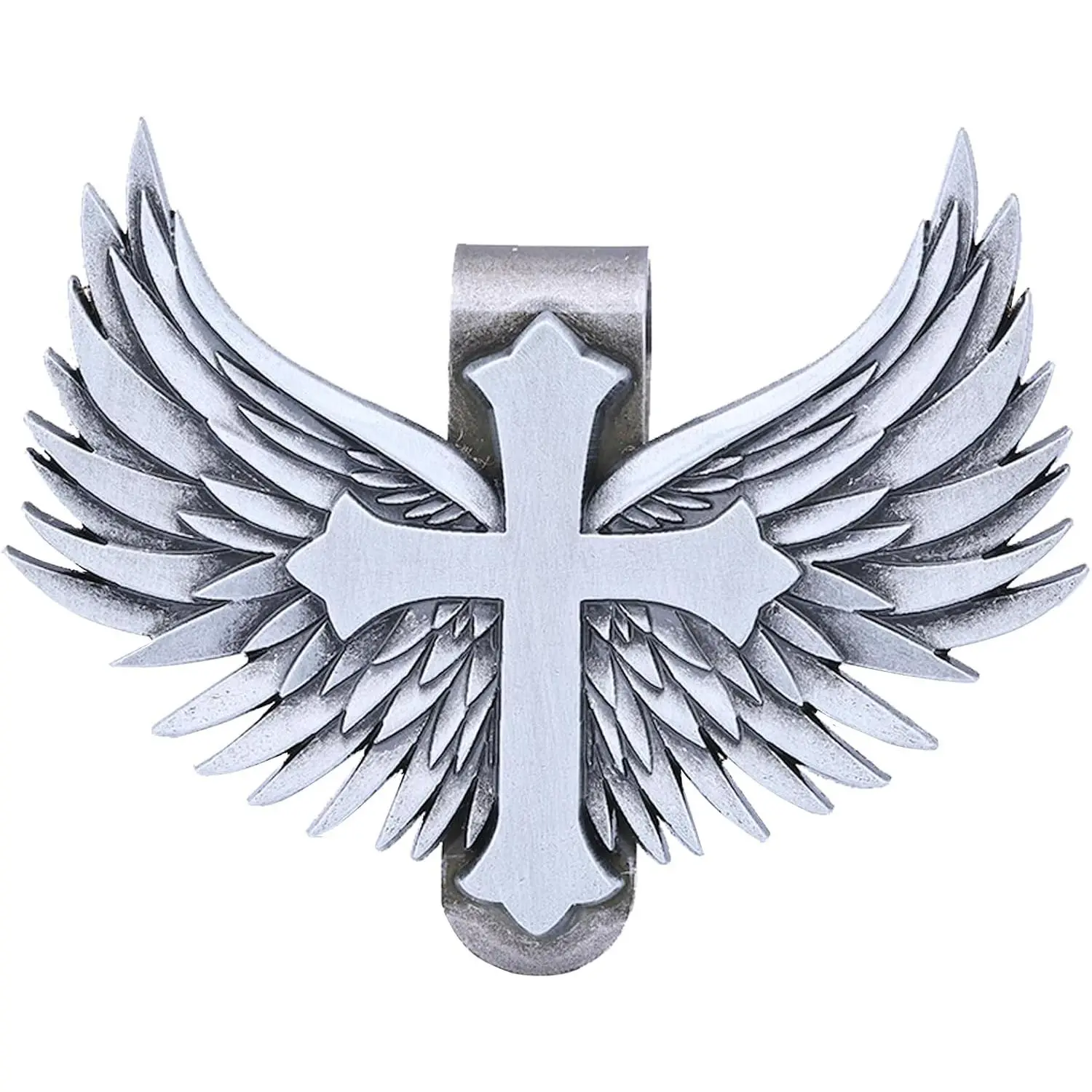 Guardian Angel Visor Clip - Guardian Angel Visor Clips for ,Stainless Steel   Sunshade Clip Driver  (Black) (Sliver)