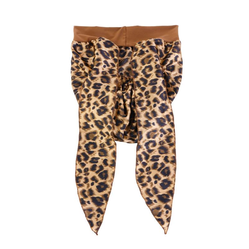 New Braided Turban Hat, Satin Print Tie Chemo Cap, Wide Elastic Sleep Bonnet