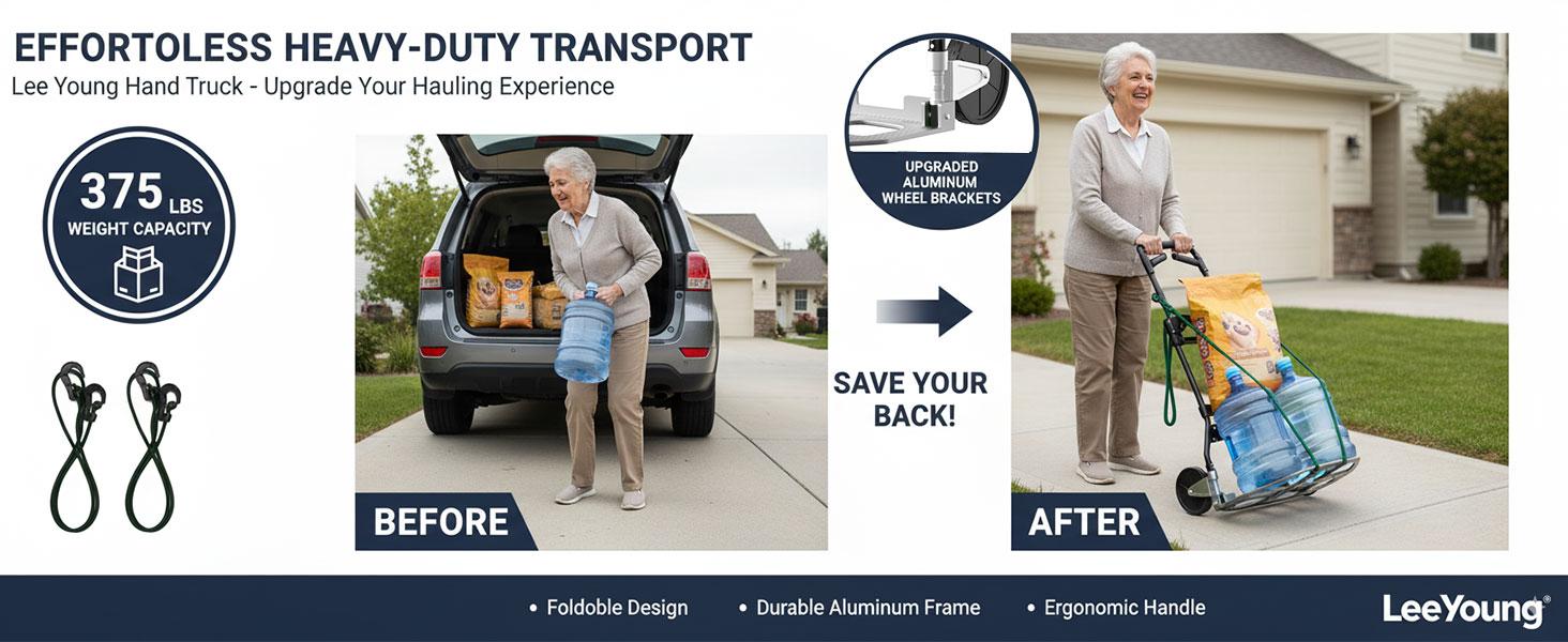 Folding Hand Truck Dolly Cart 375lb,Aluminum Wheel Bracket & Aluminum Dolly Cart, Indoor/Use Folding Hand Truck Dolly Cart 375lb,Aluminum Wheel Bracket & Aluminum Dolly Cart, Indoor/Use