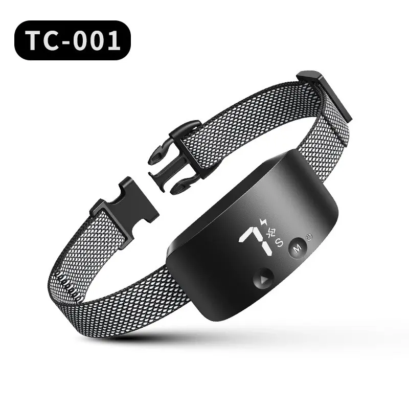 Rechargeable Smart Dog Anti Bark Collar, 3 Training Modes, Ip67 Waterproof, Adjustable, Easy Wear, No False Trigger, Pet Supplies