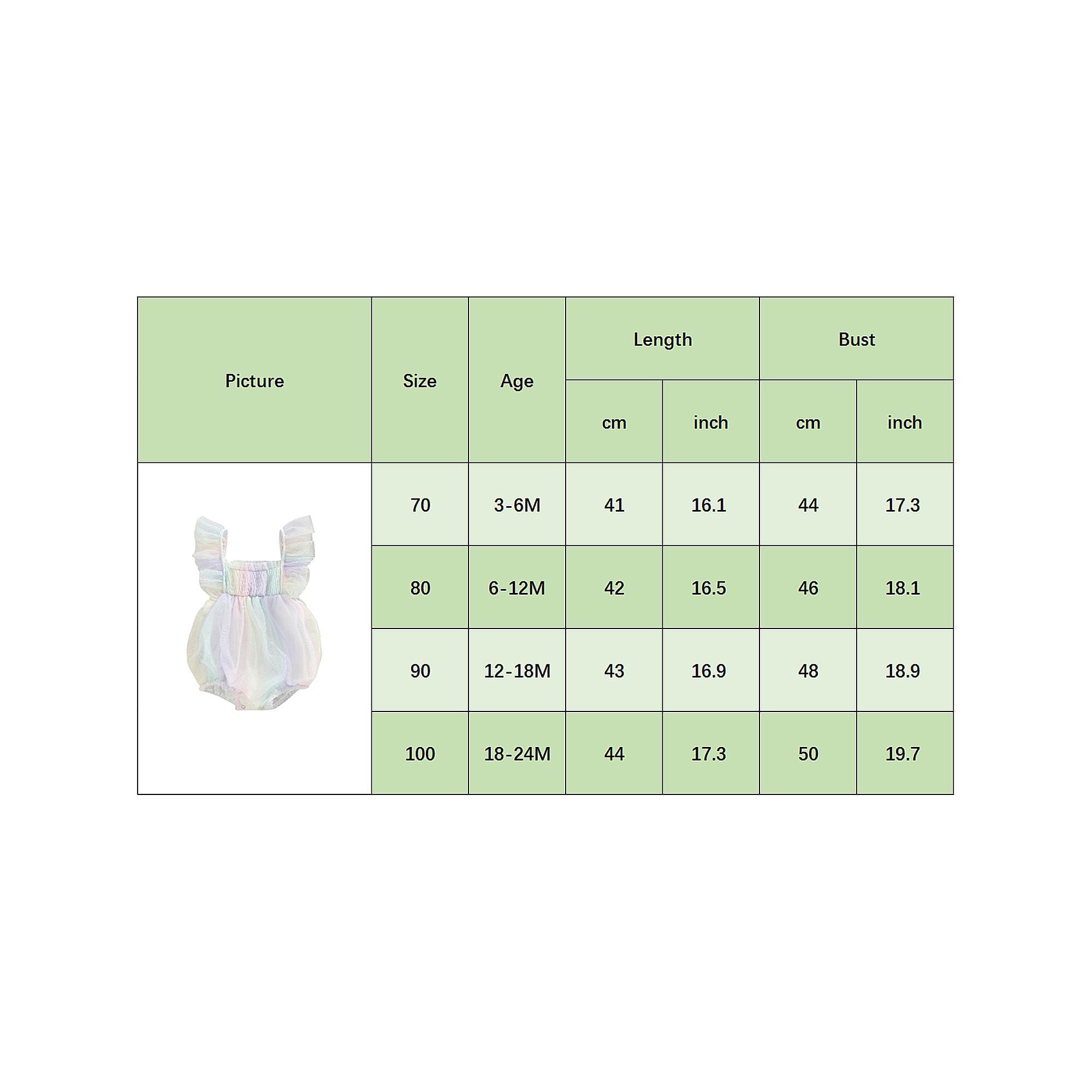 Newborn Infant Baby Girl Bubble Romper Fly Sleeveless Tie-Dye Print Bodysuit  Colorful Jumpsuit Summer Outfits