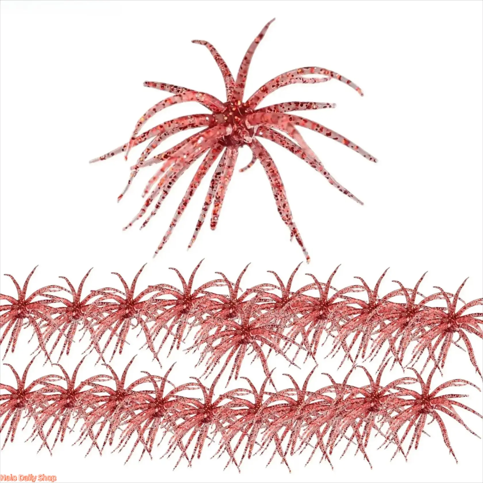 10 Pieces Freshwater Soft Fishing Lures, Sea Urchin-Shaped Floating Silicone Swimbaits with Lifelike Texture, Durable Plastic Tackle for Lake Freshwater Fishing Trips, Beginner and Experienced Anglers (Natural Swimming Movements)