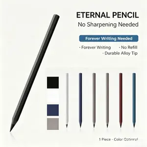 Eternal Infinity Pencil, No Sharpen No Refill, Wear Resistant Alloy Tip, Reusable Infinite Pencil for Students, School Stationery