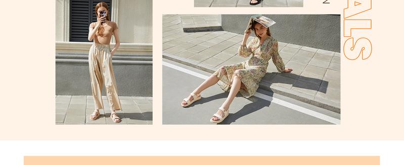 Women's Flat Sandals Comfort Adjustable Double Strap Slip on Leather Footbed Sandals Wedge Platform Footwear Walking Shoes