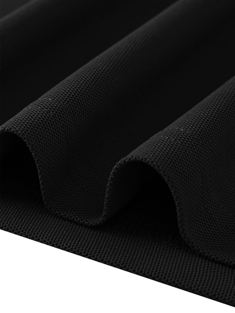 Men's Regular Fit Letter Print Contrast Trim Polo Shirt, Casual Short Sleeve Half Zip Top for Summer, Fashion Men's Clothes for Daily Wear, Tropical