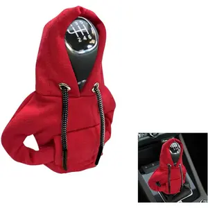 Car Gear Shift Hoodie, Fashionable Gear Shift Knob Cover, Mini Hoodie Auto Shifter, Auto Interior Cute Gadgets, Universal Car Decoration Accessories