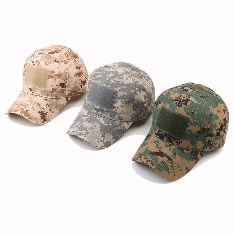 1pc Baseball Caps Camouflage Tactical Outdoor Soldier Combat Paintball Adjustable Hat Summer Snapback Sun Hats For Men Women