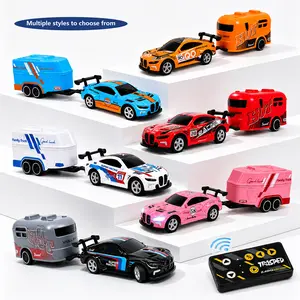 1:64 Mini Alloy Remote Control Car, Rechargeable Race Car, 2.4g+APP Dual Control, Three-Speed Cruise, Cool LED Lights, Drift Support, Type-C Charging, Indoor Outdoor Use