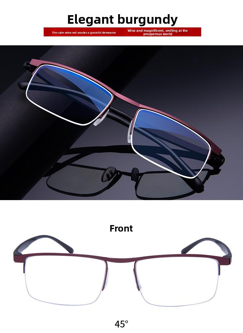 Directly from the manufacturer, TR90 anti-blue light, anti-radiation, high-definition mobile phone and computer protective glasses, non-prescription flat lenses