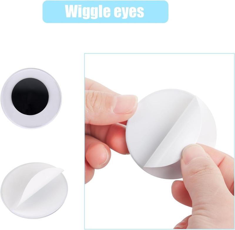 2 Inch Wiggle Googly Eyes with Self Adhesive Set of 24
