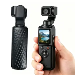 4K Handheld Gimbal Camera with 75MP Photos Wifi, Pocket Camera with 1.72'' Touchscreen, 3hr Battery, Vlogging Camera with 330° Rotating Lens,Face Tracking, Digital Camcorder for Daily Recording Travel with 32GB Card