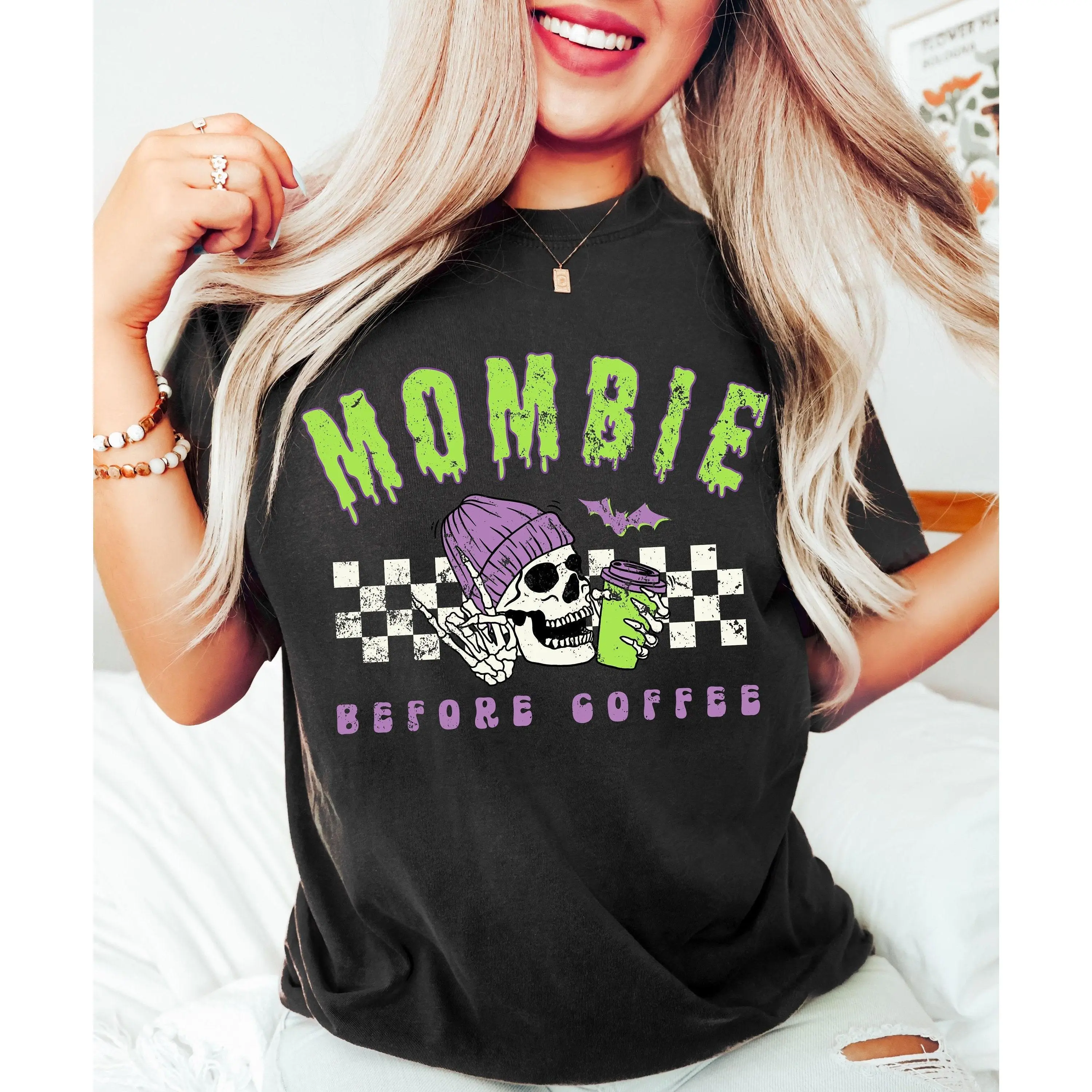 Momster Shirt Momster Sweatshirt  Sweatshirt Pastel Halloween Spooky Mama Halloween Crew Neck Halloween Sweatshirt Plus Size