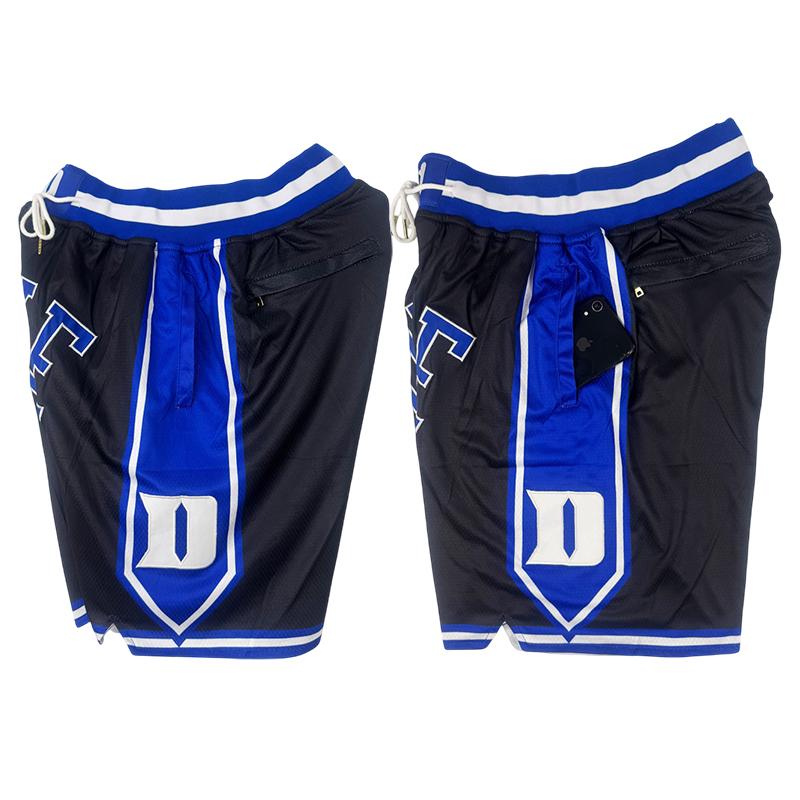 UKE 2026 Summer Basketball Shorts with Four Pockets Sewing Embroidery Lettering Breathable Retro Style for Outdoor Sports Beach Large Size Black White Blue