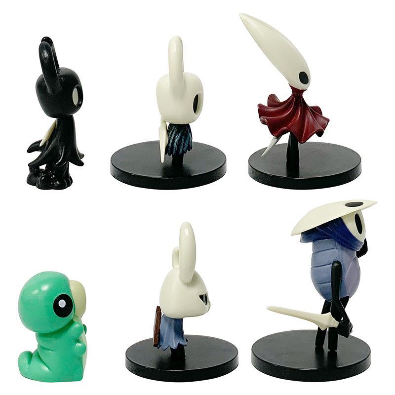 6pcs/set Hollow Knight Action Figure PVC Doll Game Anime Collection Model Toys