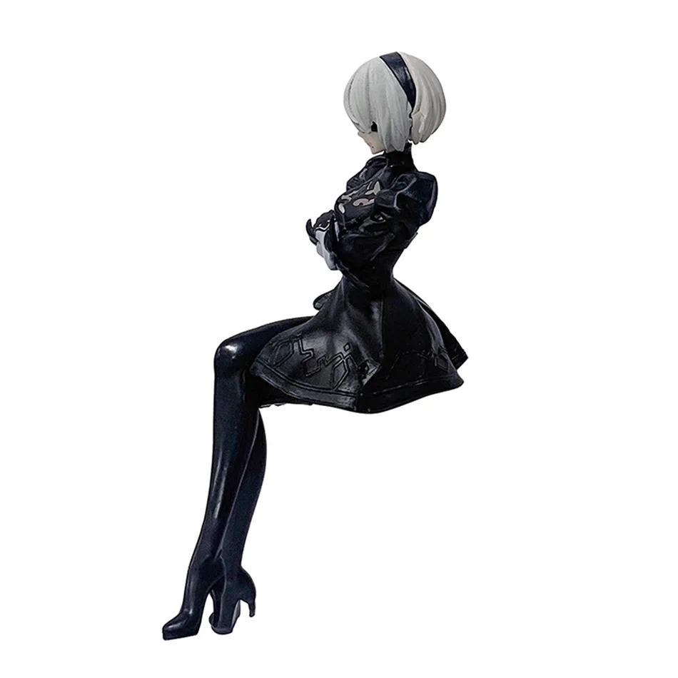 15Cm Anime Original SEGA Nier:automata Ver1.1A 2B Yorha No. 2 Type B Premium Chokonose Figure PVC Model Collectible Toys