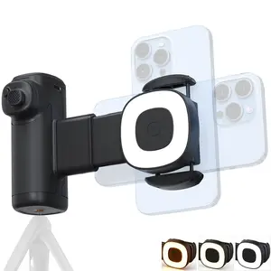Multifunctional Portable Phone Selfie Light - Rechargeable Ring Light with Detachable Bluetooth Control Module,3 Light Modes, 1/4 Screw, Doubles as Phone Stand, Ideal for Photo/Video/TikTok