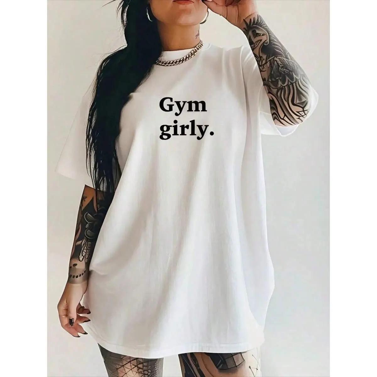 Gym Girly For Pump Cover, Funny Gym Shirt, Gym Funny, Gym Rat, Weight Lifting, Shirt, Gym Girly-Unisex Loose - Fit Comfortable Cotton T-Shirt Top-L91