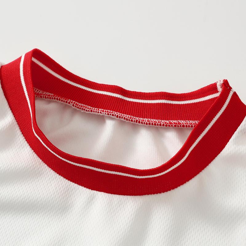 6-piece children's basketball suit, boys' and girls' jerseys, ball pants suit, digital letter printed summer lightweight basketball vest and shorts.