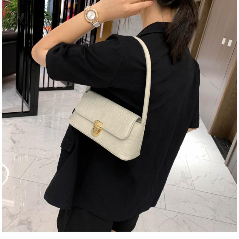 Women's Bag Popular Versatile Stone Pattern Shoulder Armpit