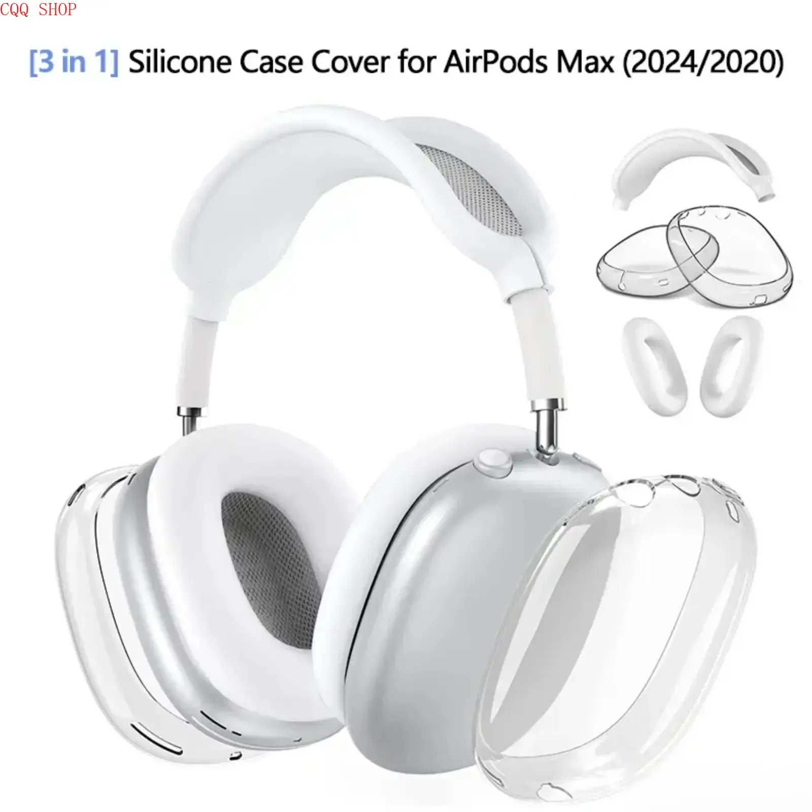 Hard Shell Headphone Protective Case, Shockproof Anti-Drop Cover, Sturdy Scratch-Resistant Shell for Daily Commute & Travel Protection