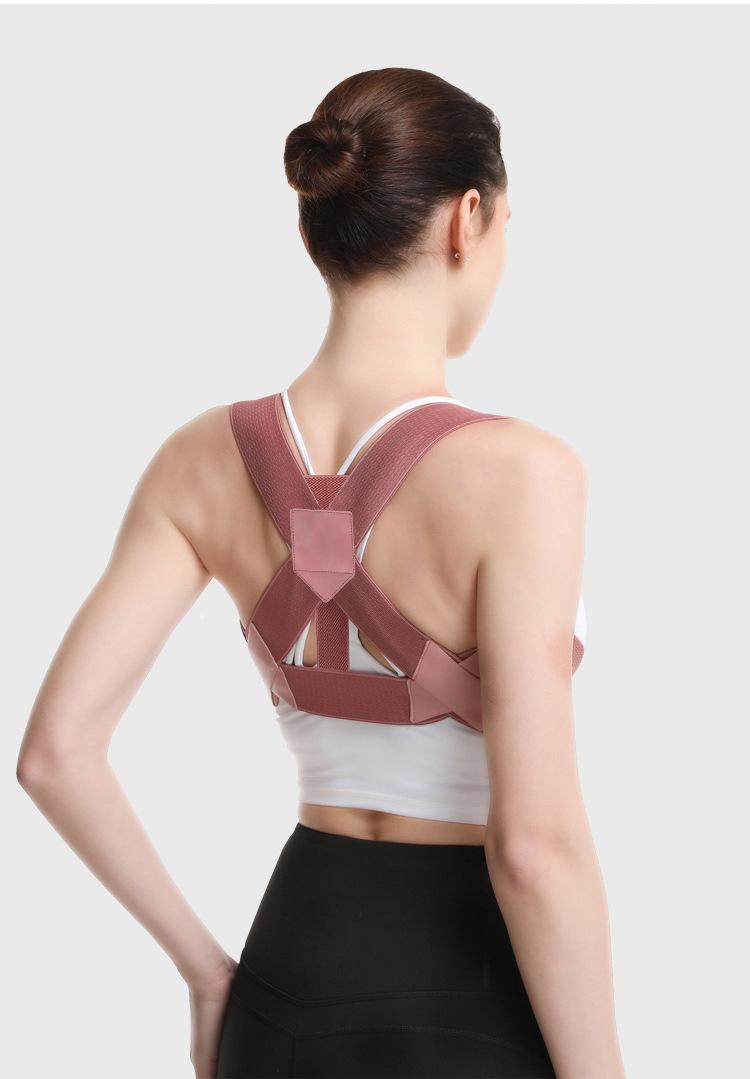 Adult student female invisible hunchback correction belt anti-hunchback correction chest support artifact posture belt Trainer Kegel Band Resistance LED waist women