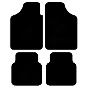 4-Piece Universal Sport Design Car Floor Mats, Durable Polyester Material, Lettered, Fits Most Models, Vehicle Interior Protection