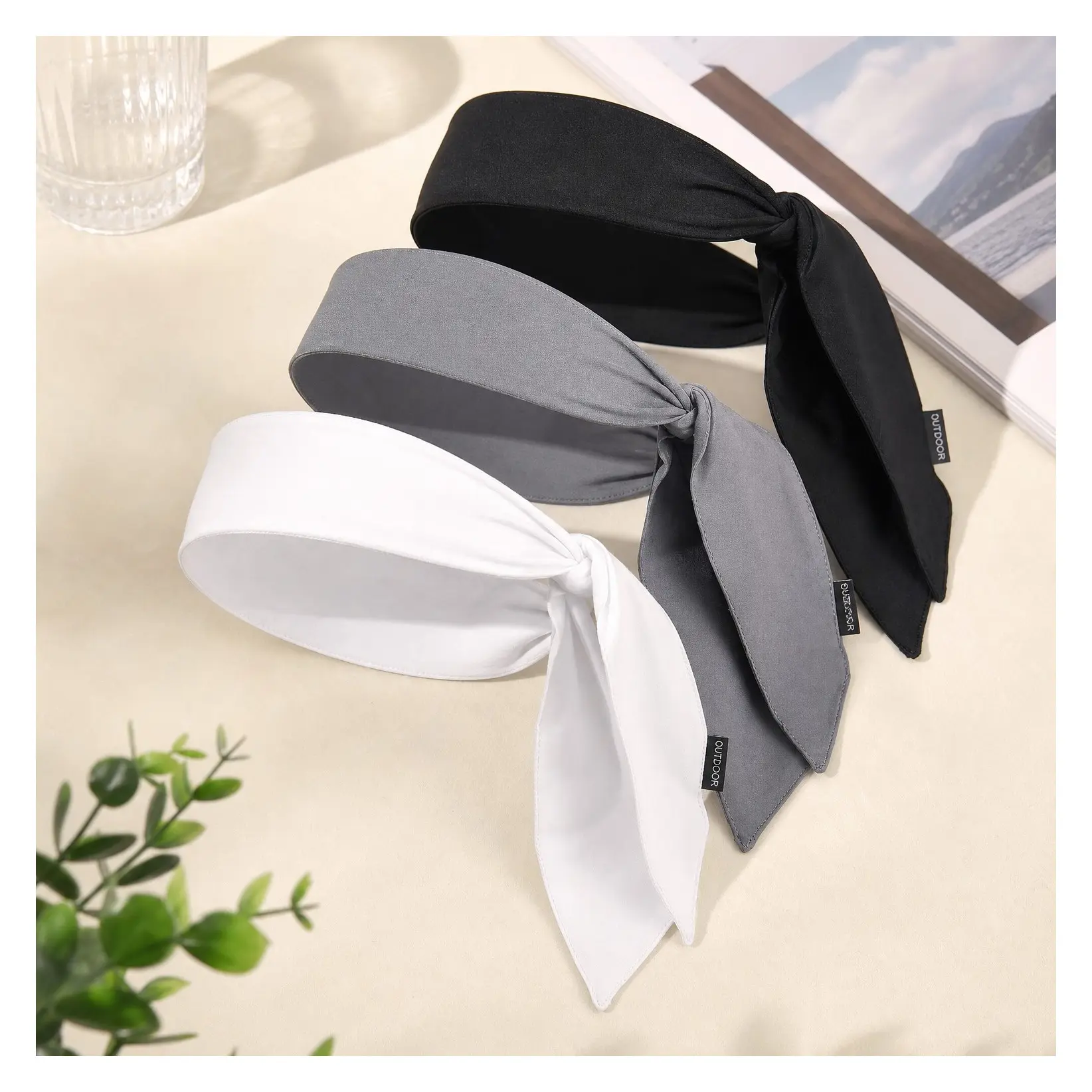 Sweat-Wicking Running Headband for Hair Control - Ninja Costume AccessoriesGift