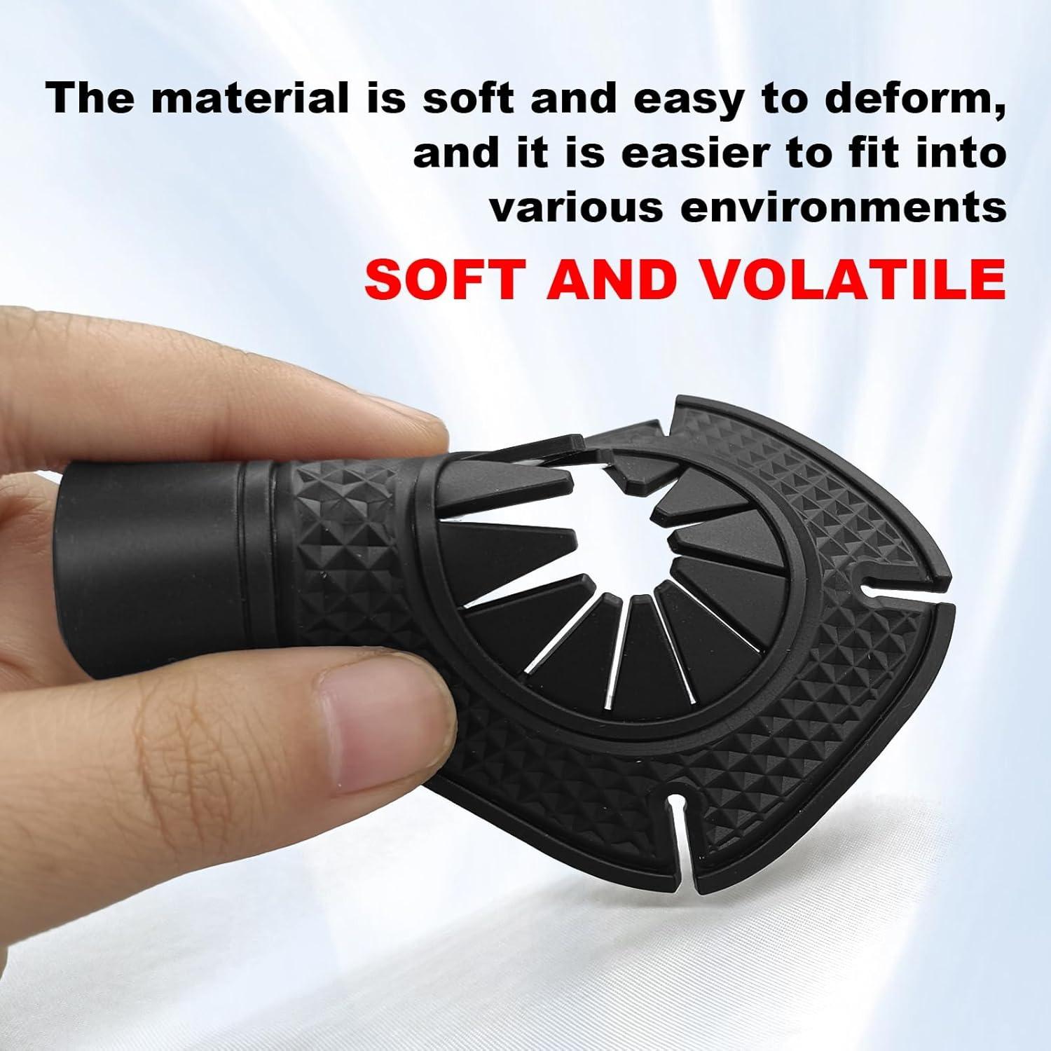 Car Wiper Arm Hole Protection Pad, Silicone Windshield Wiper Arm Hole Protector Dust Cover, Universal Windshield Wiper Hole Covers, Auto Exterior Accessories Universal for Most Vehicles