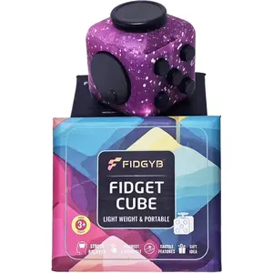 Fidget Stress Relief Toy for Adults & Kids, Smooth Quiet Sensory Toy for Anxiety, Focus & ADHD Starry Design