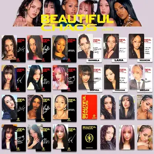 KATSEYE BEAUTIFUL CHAOS Album 6PCS LOMO Cards - MANON LARA SOPHIA Double-Sided Photo Fans Gift