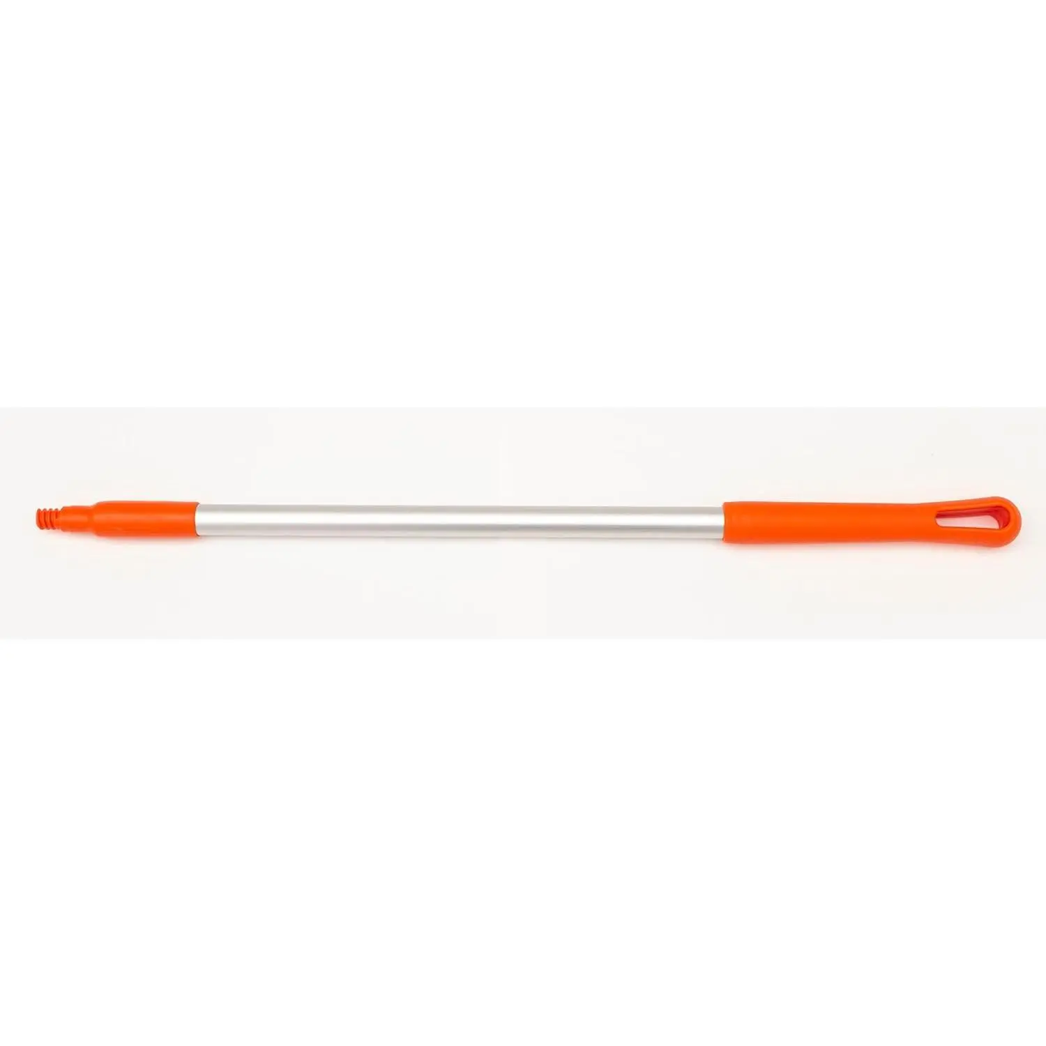 40246EC24 Aluminum Broom Handle, Mop Handle, Replacement Handle With Acme Threaded Tip For Commercial Cleaning, 30 Inches, Orange