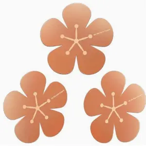 Three-Piece Copper Water Purification Set, 99.99% Pure Copper, 0.6mm Thickness, Ideal for Outdoor Bird Baths, Garden Fountains, All-Season Use