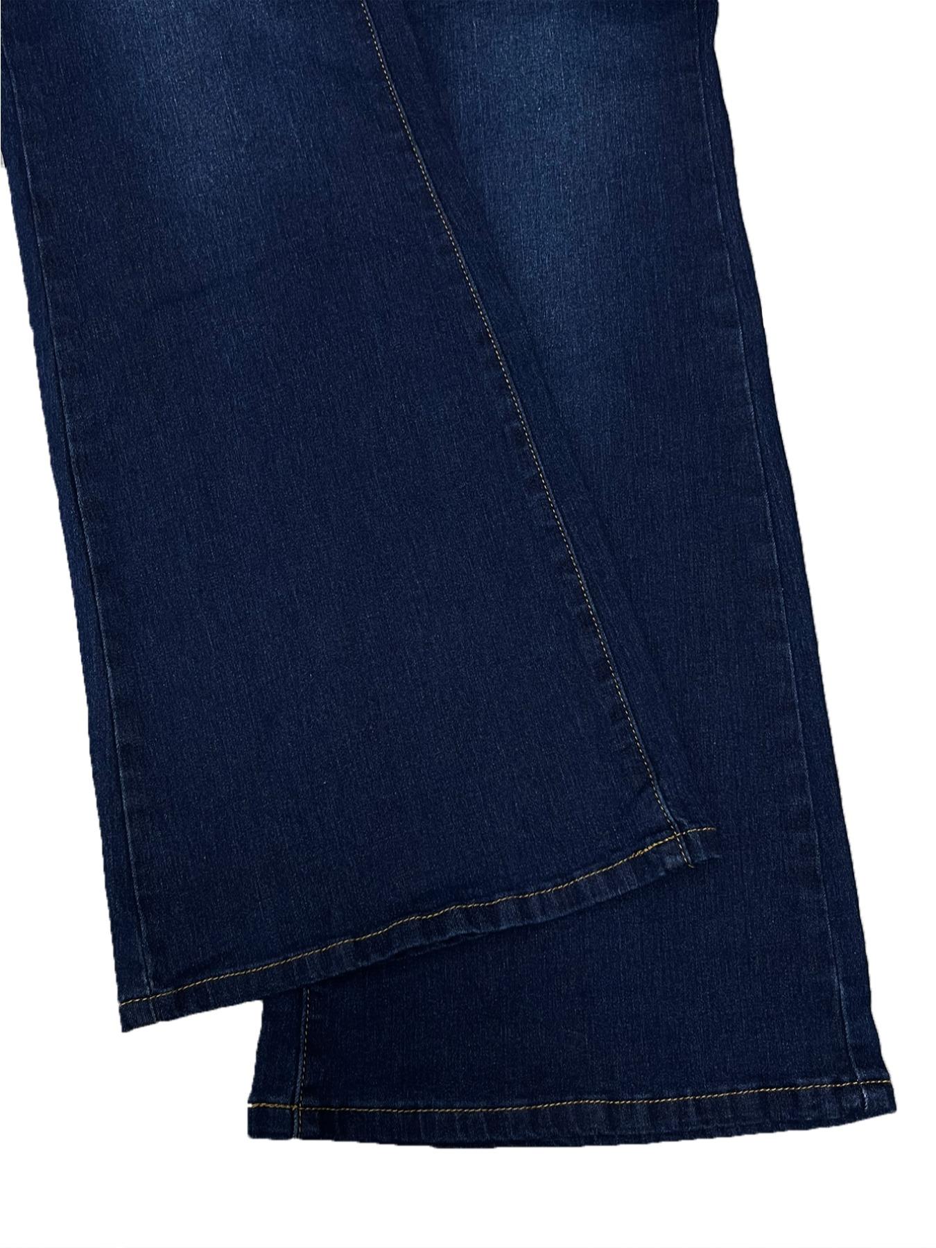 【Plus Size】 Flared High Waist Solid Color Button Fly Flare Leg Jeans, Casual Comfy Pocket Bell Bottom Denim Trousers for Daily Wear, Women's Bottoms for All Seasons