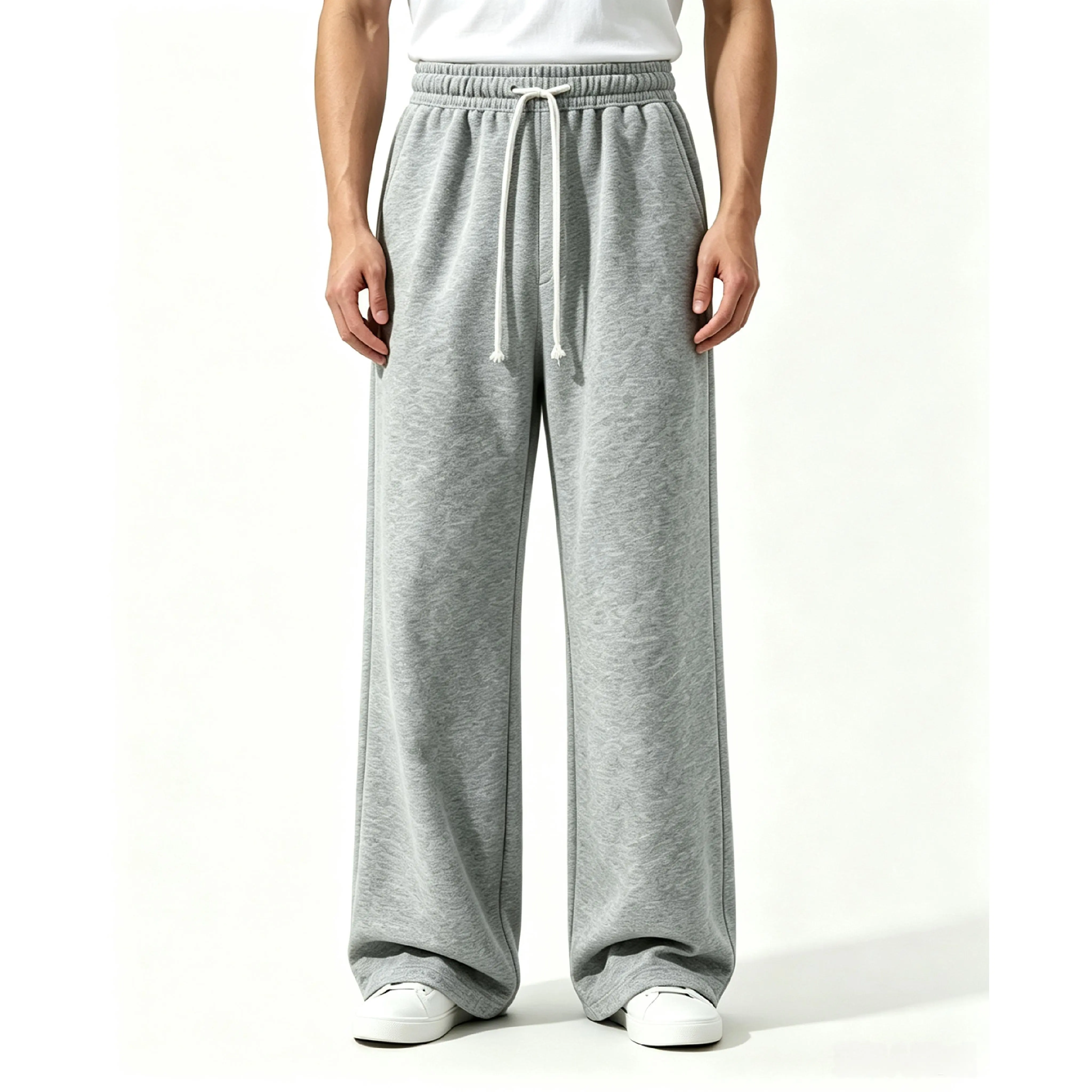 Men's stylish athletic casual sweatpants,Straight Joggers with Back Pocket,Oversized fit