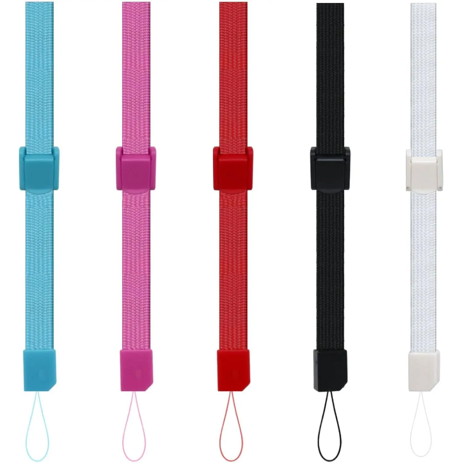 5 count  Hand Wrist Strap Wristlet Wristband with Lock for Wii Remote Controller, Mobile Phone, MP3, Digital Camera