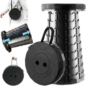 Upgraded Thickened Portable Foldable Stool for Adults |     Retractable Collapsible Outdoor Seat |     Multipurposed Stool for Fishing Hiking BBQ Party Camping Activities