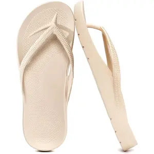 Flip Flops for Women and Men with Arch Support Comfortable Recovery Slide Sandals Slip Resistant Shower Shoes Walking Thong Sandals Lightweight and Soft Footbed Slides Flip Flops(Gift)