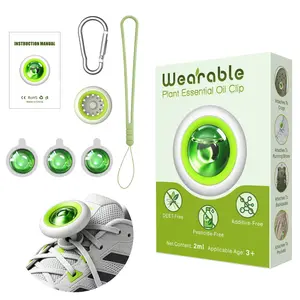 Mosquito Repellent Shoe Clips, 6/10 Pack Natural Plant-Based Essential Oil Bug Repellent for Kids & Adults, DEET-Free Outdoor Gear for Hiking Camping Travel