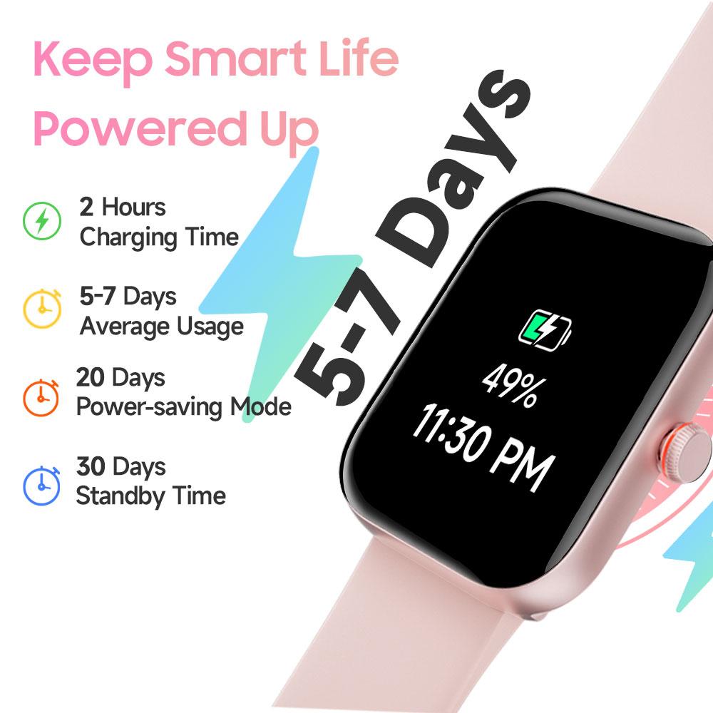 TOOBUR Fashion Smart Watch Compatible Android iOS,Fitness Sport Watch with BT Call Step Counter 100 Sports Modes IP68 Waterproof SmartWatch TOOBUR Fashion Smart Watch Compatible Android iOS,Fitness Sport Watch with BT Call Step Counter 100 Sports Modes IP68 Waterproof SmartWatch