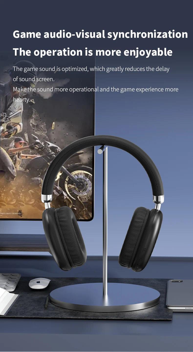 NEW Air Max Wireless bt Headsets Bluetooth Headphones Over ear stereo surround gaming Earphone sport workout