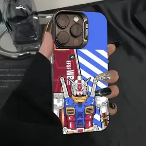G-GUNDAM RX 78-2 Phone Case IMD Phone Case For iPhone 17 Air 16 15 14 13 12 11 Pro Max Plus Color Silver Cover