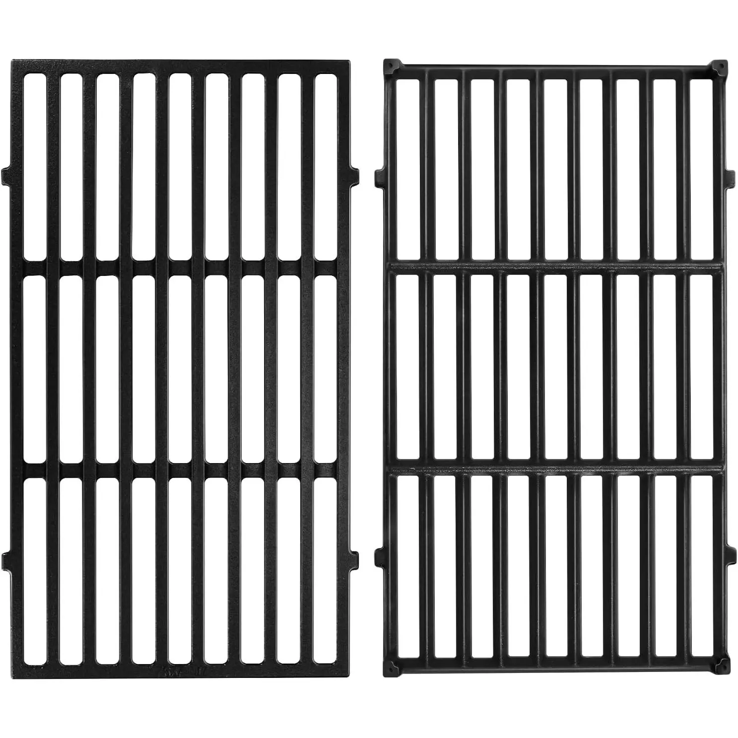 7637 Grill Grates for  Spirit E210 E220 S210 S220, 17.5" Cast Iron Cooking Grid for  Spirit 200&Spirit II 200 Series Gas Grills with Front Control Panel