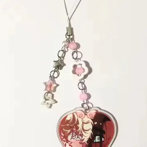 Anime Alien Stage Ivan Till Mizi Hyuna Sua Luka Mobile Phone Chain, Acrylic, Charismatic Keychain, Keychain Collectible, Cosplay Props, Couple Friends Gifts, Collectible Keychains