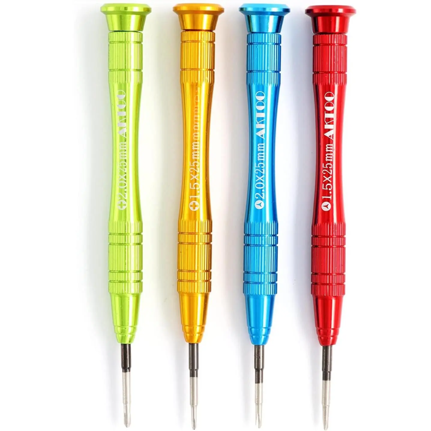 Multi-Size Alloy Handle Screwdriver Set Pack - Y00 Triwing, PH00 Phillips with Anti-Slip Grip & Bearings Tail, Repair Tool Kit for Joy-Con Controller, Wii, DS Lite, DSi, 3DS, GBA SP, NDS