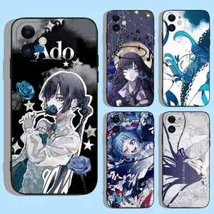 Ado Kyogen X Uta Phone Case For iPhone 17,16,15,14,13,12,11,Pro,Max,Plus,Silicone Black Cover